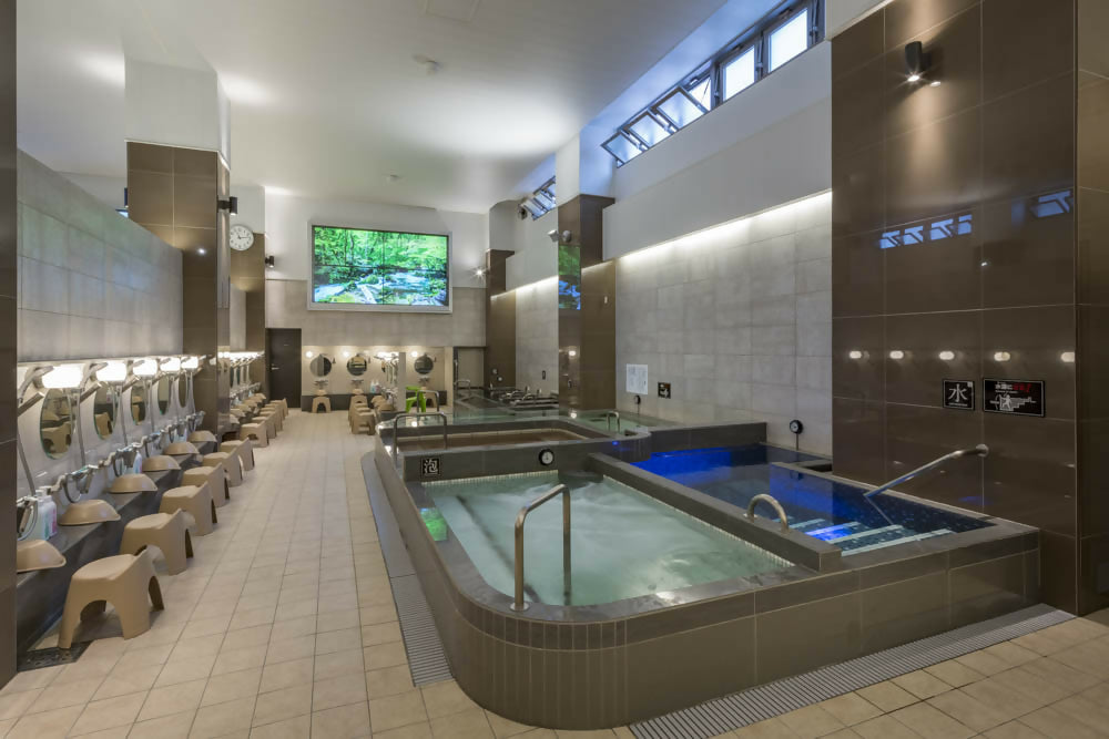 男湯洗い場