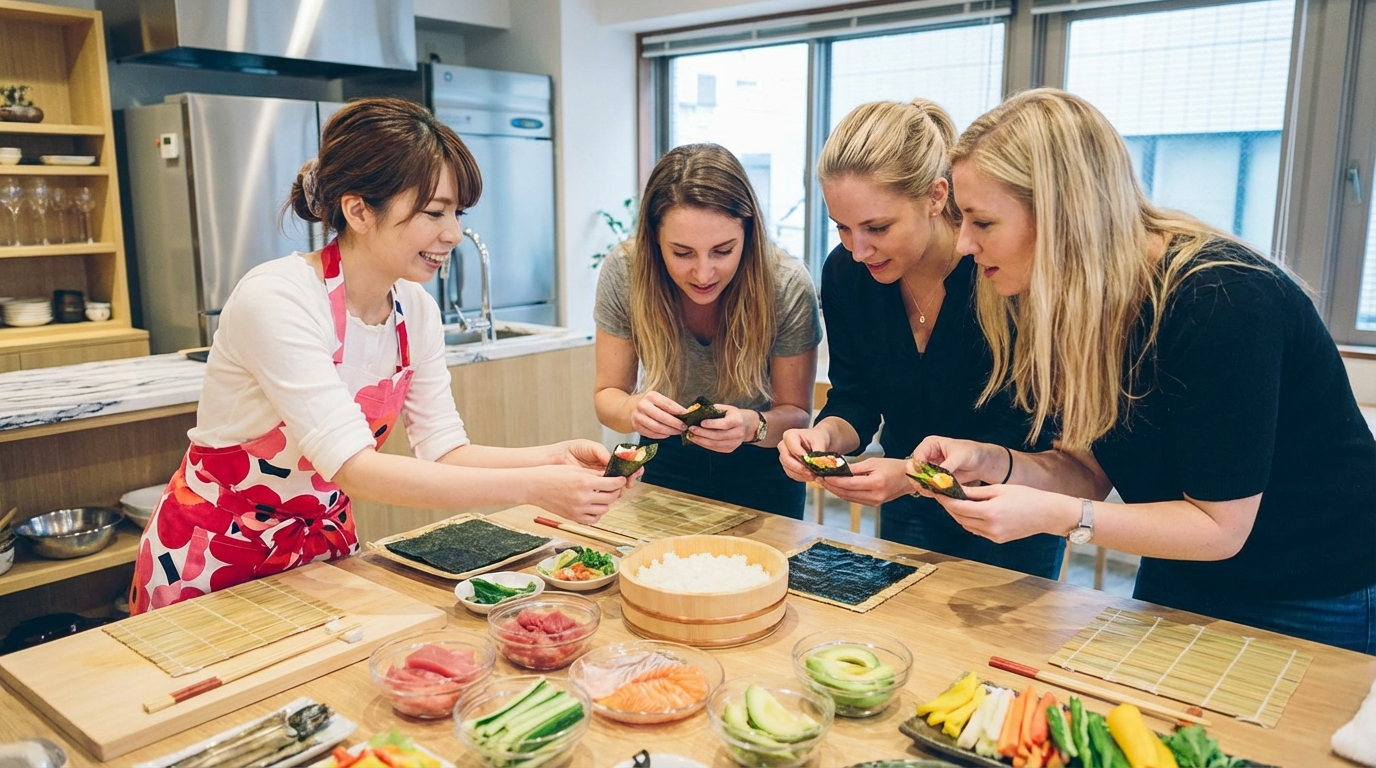Optional Activity for Day 4: Japanese Cooking Class & Lunch